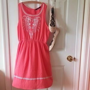 Doe & Rae pink dress
